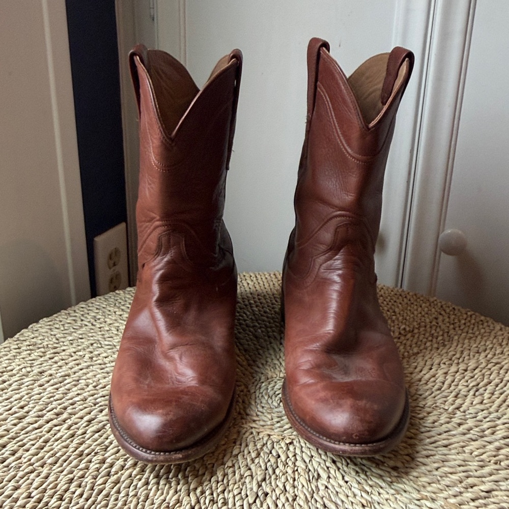 Tecovas "The Earl" Bourbon Calf Roper Boots Men’s 10.5 Wide (EE) - Retired Color - Picture 4 of 9